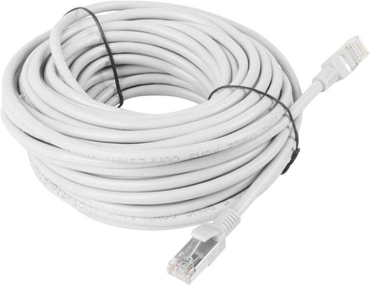 Патч-корд Lanberg Cat 6 UTP 15 м Grey (PCU6-10CC-1500-S) - зображення 1