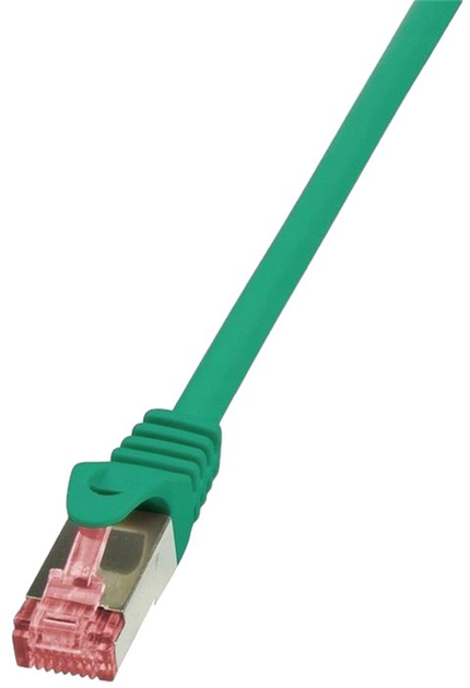 Патч-корд LogiLink PrimeLine Cat 6 SFTP 1 м Green (CQ2035S) - зображення 1