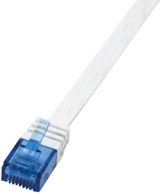 Patchcord LogiLink SlimLine Cat Cat 6 U-UTP 20 m White (CF2111U) - obraz 1