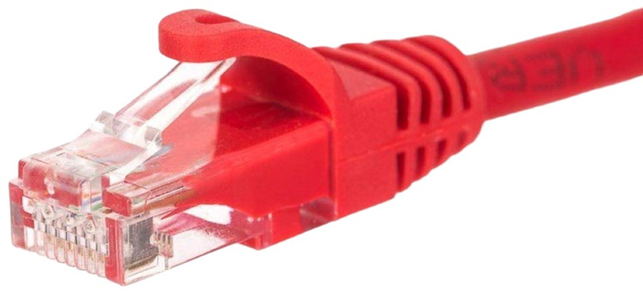 Патч-корд Netrack Cat 6 UTP 0.5 м Red (BZPAT0P56R) - зображення 1