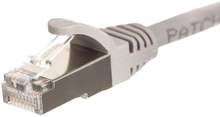 Patchcord Netrack Cat 6 FTP 0.5 m Grey (BZPAT056F) - obraz 1