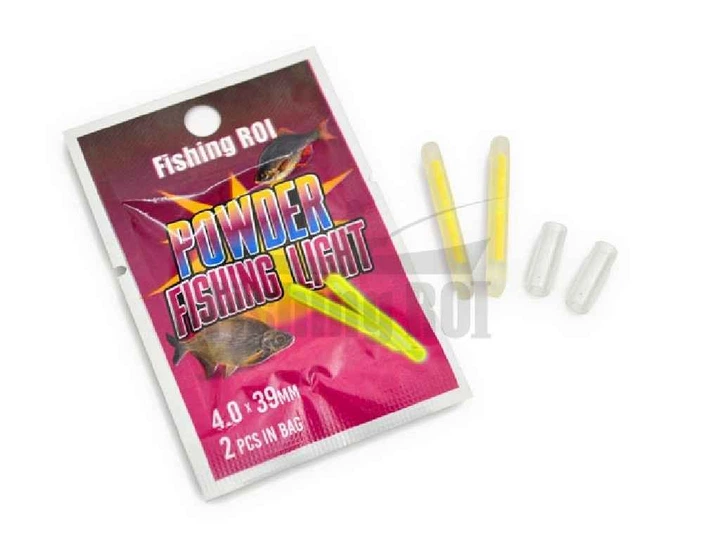 Світлячок FISHING ROI Powder Fishinг Light 4.0*39мм 2шт/уп. 705-40-39 - Фото 1 Світлячок FISHING ROI Powder Fishinг Light 4.0*39мм 2шт/уп. 705-40-39 - зображення 1