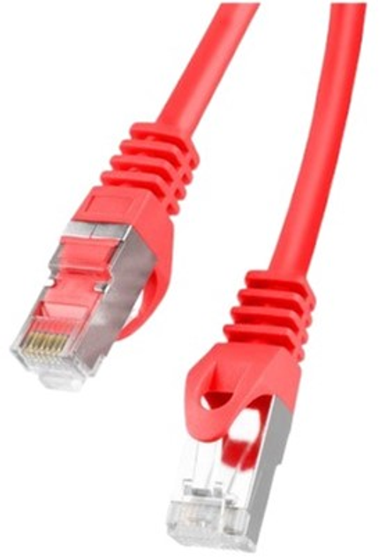 Patchcord Lanberg Cat 6 FTP 10 m Red (PCF6-10CC-1000-R) - obraz 1