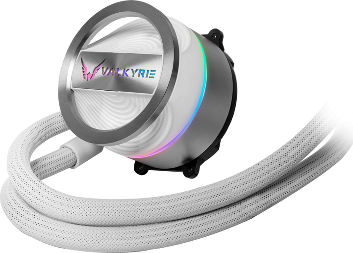 Система жидкостного охлаждения Valkyrie Dragonfang 360 ARGB White (5298003820113) - изображение 3