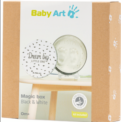 Baby Art Магічна коробочка Біло-чорна з відбитками (3601091080) - Фото 4 Baby Art Магічна коробочка Біло-чорна з відбитками (3601091080) - зображення 4