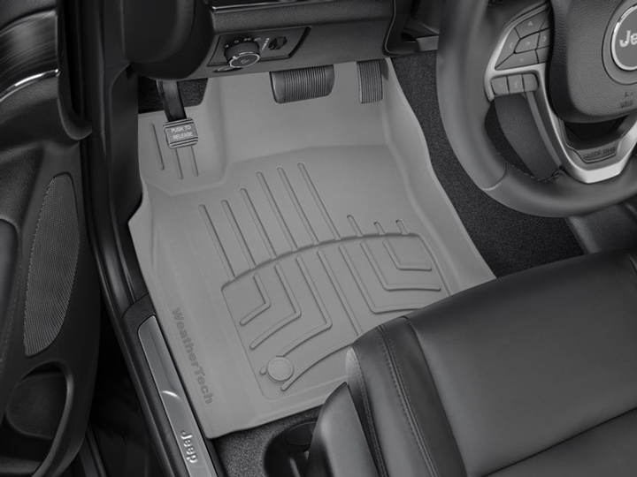 Акція на Комплект автокилимків передніх WeatherTech High Performance Dodge Durango (2016-...) 2 шт. Сірий від Rozetka