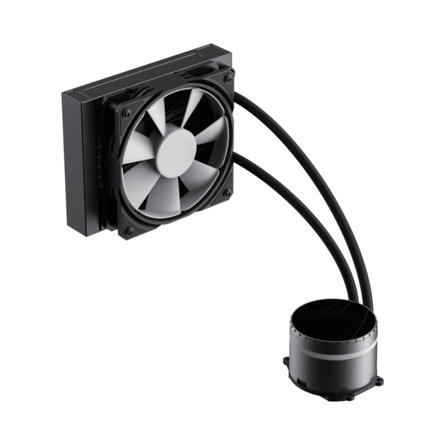 Кулер для процессора GameMax Iceburg 120 Black infinity с подсветкой Черный - изображение 3