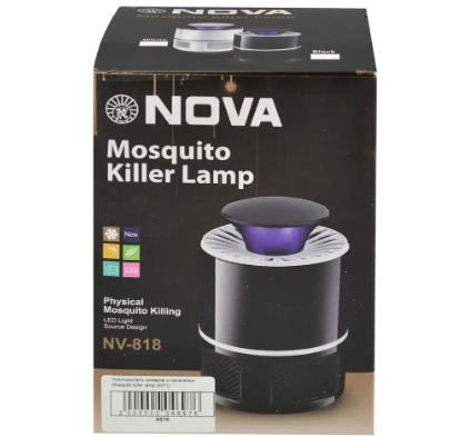 Электрическая ловушка для комаров и насекомых москитов Mosquito Trap Фумигатор Лампа уничтожитель насекомых 5 Вт источник питания USB Черный - изображение 4