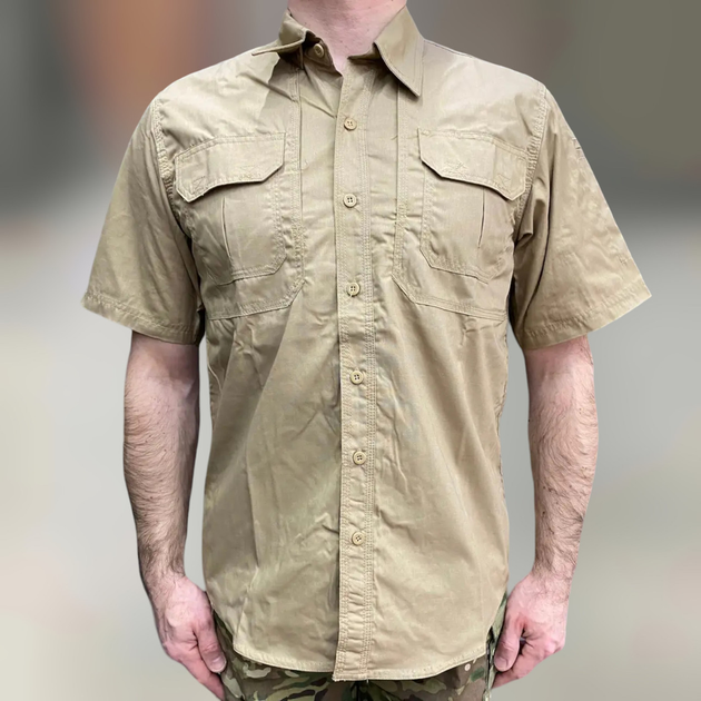 Армійська сорочка з коротким рукавом Yakeda Койот L - зображення 1