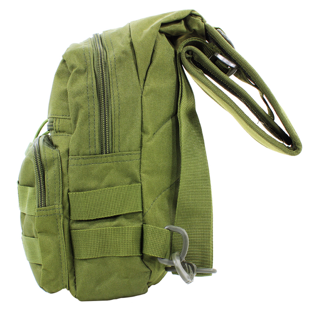 Рюкзак тактический на одно плечо AOKALI Outdoor A14 20L Green - изображение 2