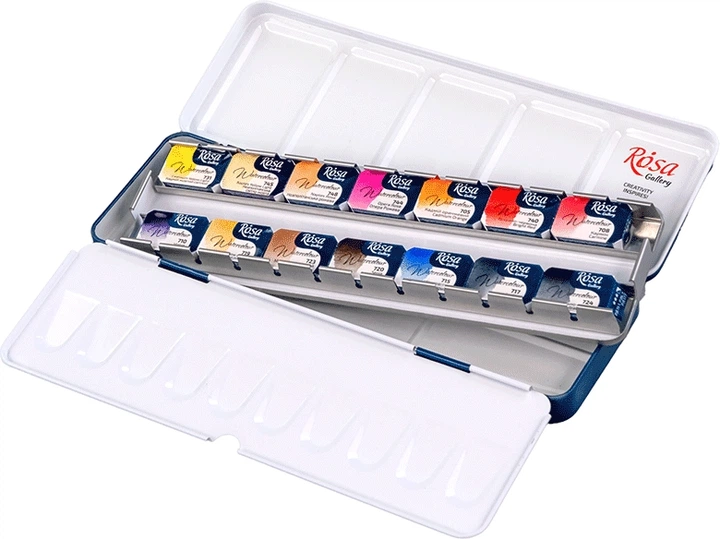 Zestaw farb akwarelowych Rosa Gallery Portrait 14 x 2.5 ml (4823098539766) - obraz 2