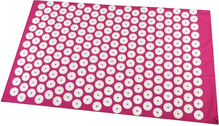 Килимок акупунктурний Shanti Acupressure Carpet / Nail mat 65 x 41 см Рожевий (4260135967661) - зображення 1