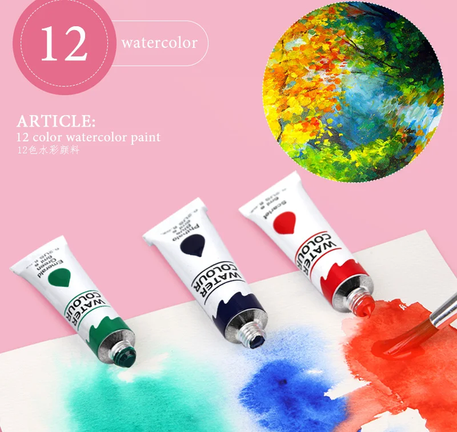 Набір для творчості та малювання в кейсі 145 предметів LEWEIHUAN No1973 - зображення 8