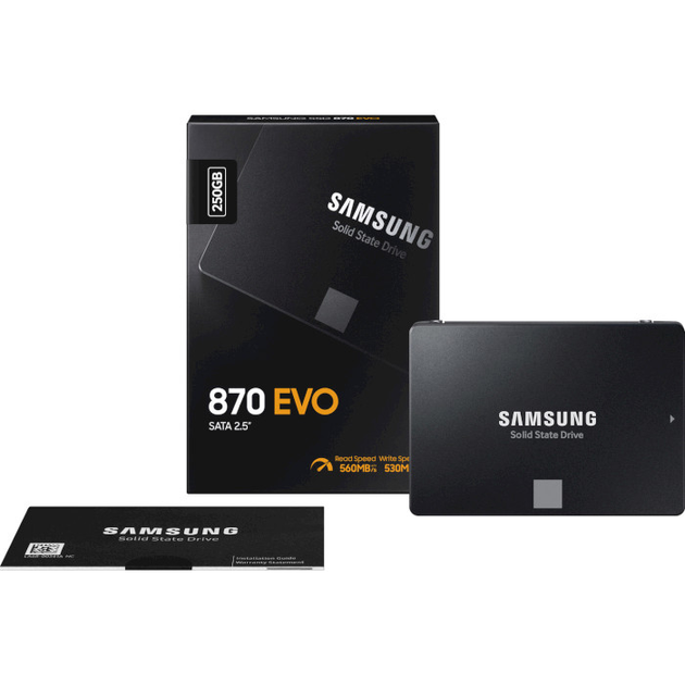 SSD диск Samsung 870 EVO 2.5" SATA 250GB (MZ-77E250BW) - изображение 5