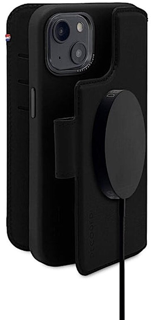 Etui z klapką Decoded MagSafe do Apple iPhone 13/14 Black (D23IPO14DW5BK) - obraz 1