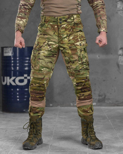 Тактические штурмовые усиленные штаны 7.62 Tactical 2XL мультикам (85701) - изображение 1