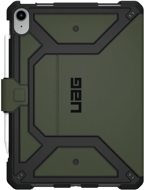 Etui z klapką Urban Armor Gear Metropolis SE do Apple iPad Pro 10.9" 2022 z uchwytem do Apple Pencil Khaki (12339X117272) - obraz 1