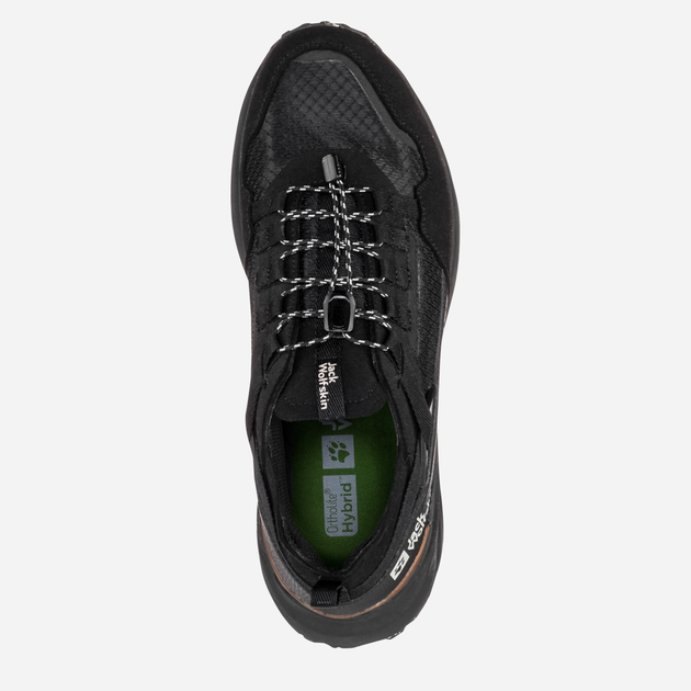 Чоловічі кросівки Jack Wolfskin Dromoventure Athletic Low M 4057011-6000 40,5 (7UK) Чорні (4064993731736) - зображення 7