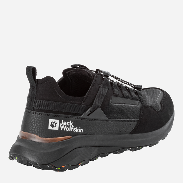 Чоловічі кросівки Jack Wolfskin Dromoventure Athletic Low M 4057011-6000 44,5 (10UK) Чорні (4064993731798) - зображення 5