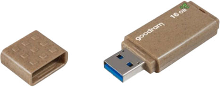 Pendrive Goodram 16 GB USB 3.0 Brązowy (UME3-0160EFR11) - obraz 2