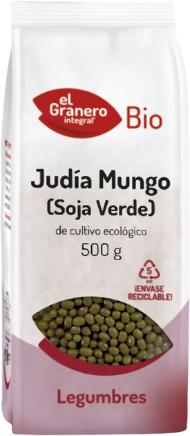 Zielona soja Granero Judia Mungo Verde Bio 500 g (8422584018318) - obraz 1