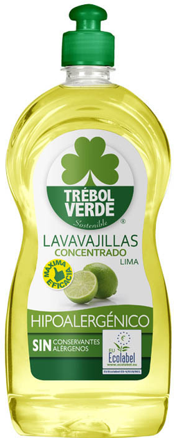 Концентрат для посудомийної машини Trebol Verde Lavavajillas Lima Ecologico 750 мл (8437012428256) - зображення 1
