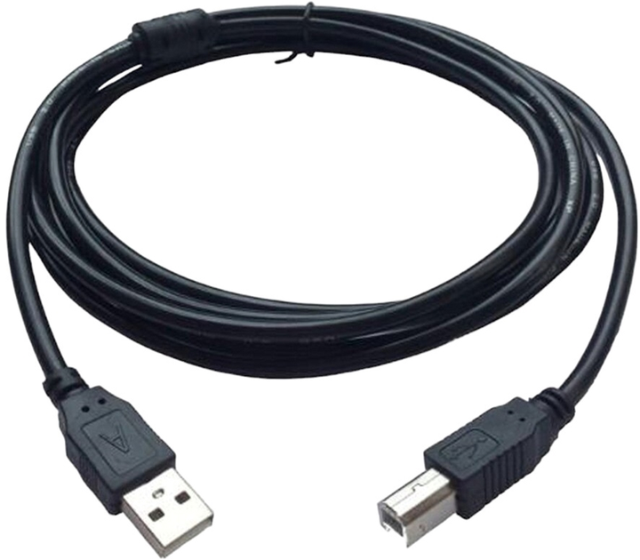 Kabel ART USB Type-A - USB Type-B 3 m Black (KABUSB2 AB 3 m AL-OEM-101) - obraz 1