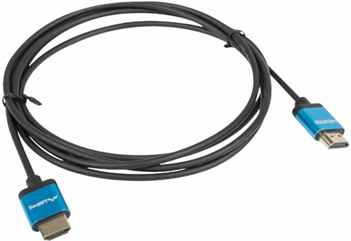 Kabel Lanberg HDMI M/M 1 m Black (CA-HDMI-22CU-0010-BK) - obraz 1