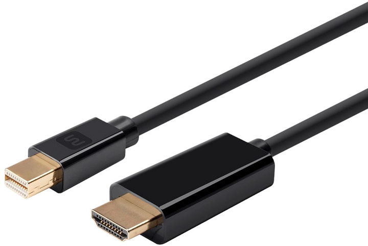 Kabel Lanberg USB Type-A - USB Type-B M/M 1 m Black (CA-USBA-10CC-0010-BK) - obraz 1