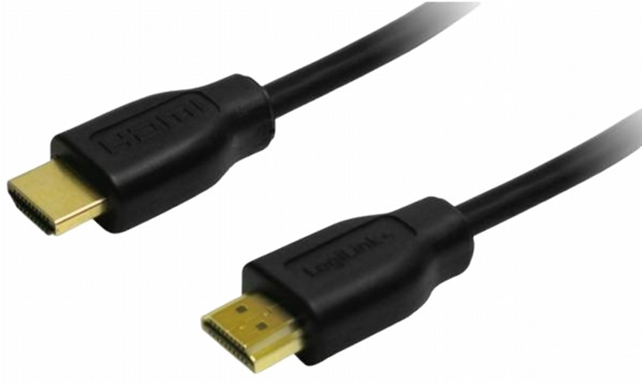 Kabel Logilink HDMI - HDMI 0.5 m Black (4052792033304) - obraz 1