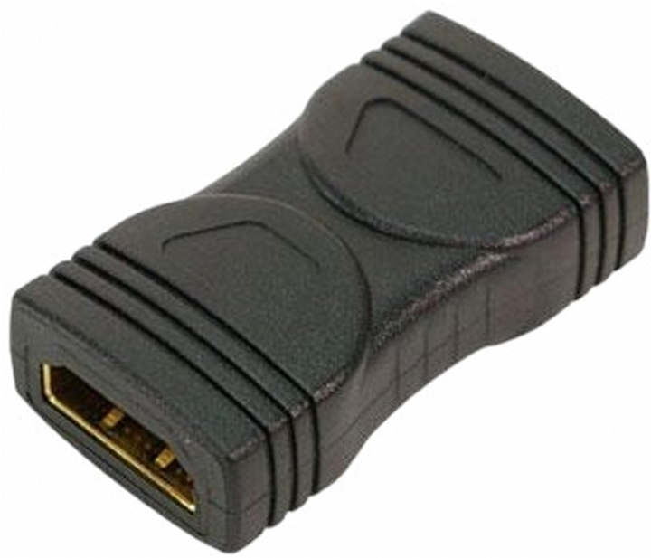 Adapter Logilink HDMI - HDMI F/F Black (4260113566398) - obraz 1