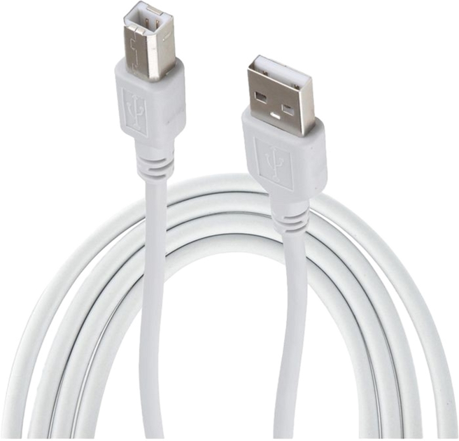 Kabel Logilink USB Type-A - USB Type-B 5 m White (4260113560327) - obraz 1
