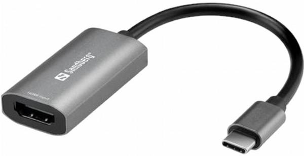 Adapter Sandberg HDMI - USB Type-C Black (5705730136368) - obraz 1
