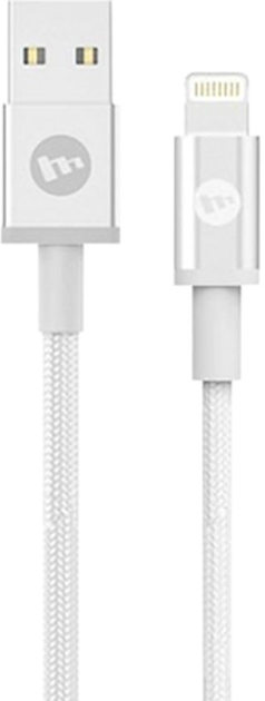 Kabel Mophie USB Type-A - Apple Lightning 1 m White (409903213) - obraz 1