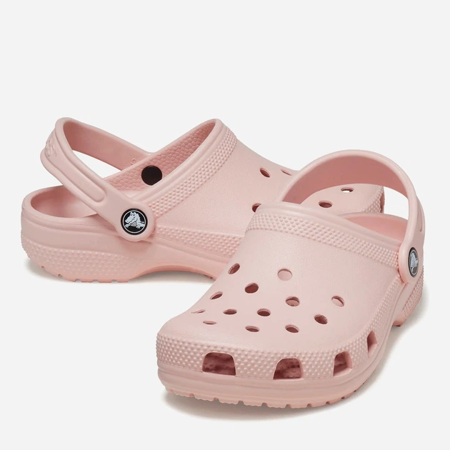 Дитячі крокси для дівчинки Crocs 206991-6UR 29-30 (C12) Бежево-рожеві (196265550142) - зображення 2