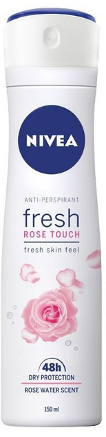 Antyperspirant NIVEA Rose Touch fresh w sprayu 48 godzin 150 ml (5900017078090) - obraz 1