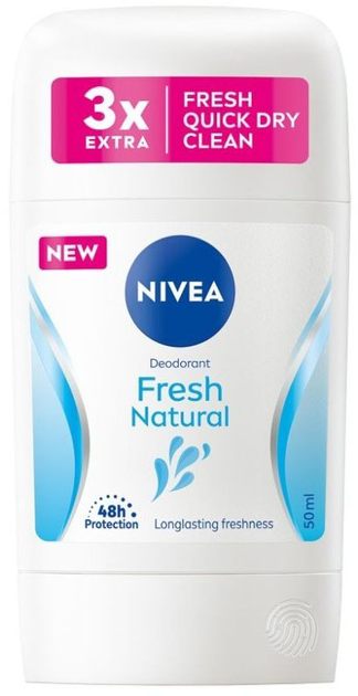 Dezodorant NIVEA Fresh Natural w sztyfcie 50 ml (42429678) - obraz 1
