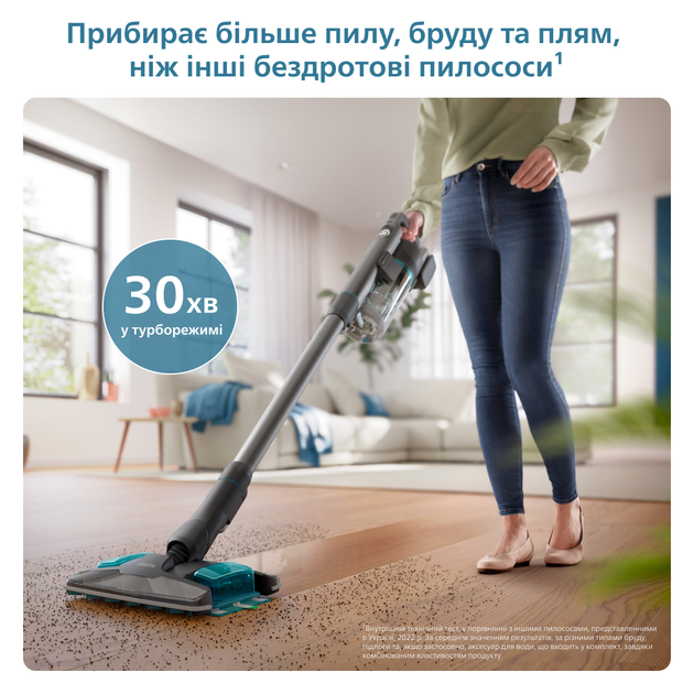 Моющий беспроводной пылесос PHILIPS Aqua Plus XC8057/01 - изображение 12