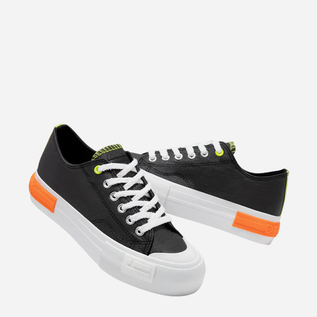 Жіночі кеди низькі D.Franklin One Way Low Summer Club DFSH389001-BLAC 38 (7US/5UK) 24.6 см Чорні (8445333399544) - зображення 4