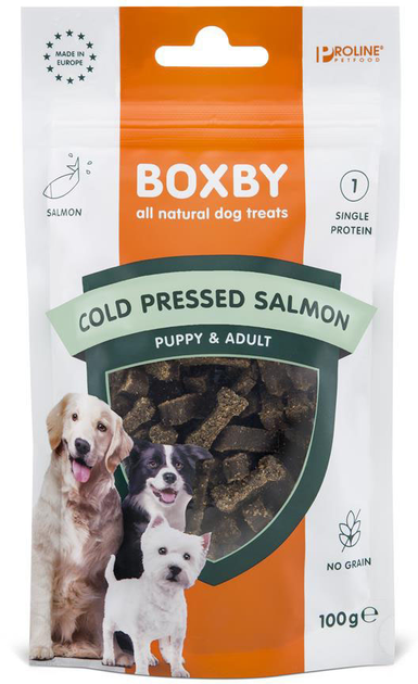 Smakołyk dla psów Boxby Grain Free Salmon 100 g (8716793903740) - obraz 1