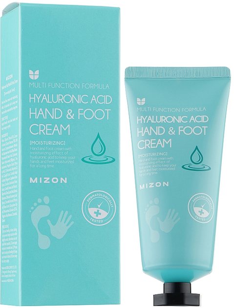 Krem do rąk i stóp Mizon Hyaluronic Acid Hand And Foot Cream z kwasem hialuronowym 100 ml (8809689370211) - obraz 1