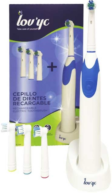 Електрична зубна щітка Lovyc Elie Saab + 4 Brush Heads (8437021720556) - зображення 1