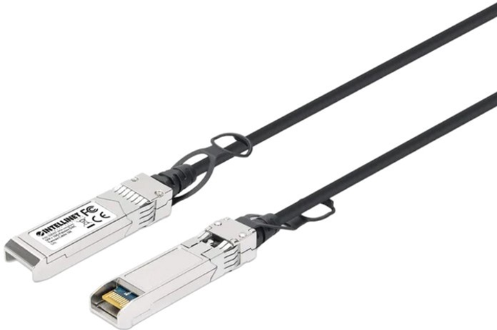 Патчкорд Intellinet SFP+ 10G Passive DAC Twinax 1 m Black (766623508407) - зображення 1