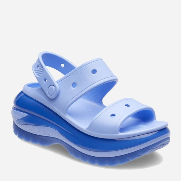 Жіночі сандалі Crocs Classic Mega Crush Sandal W CR207989-MOJE 39-40 (M7/W9) 25 см Світло-сині (196265257591) - зображення 2