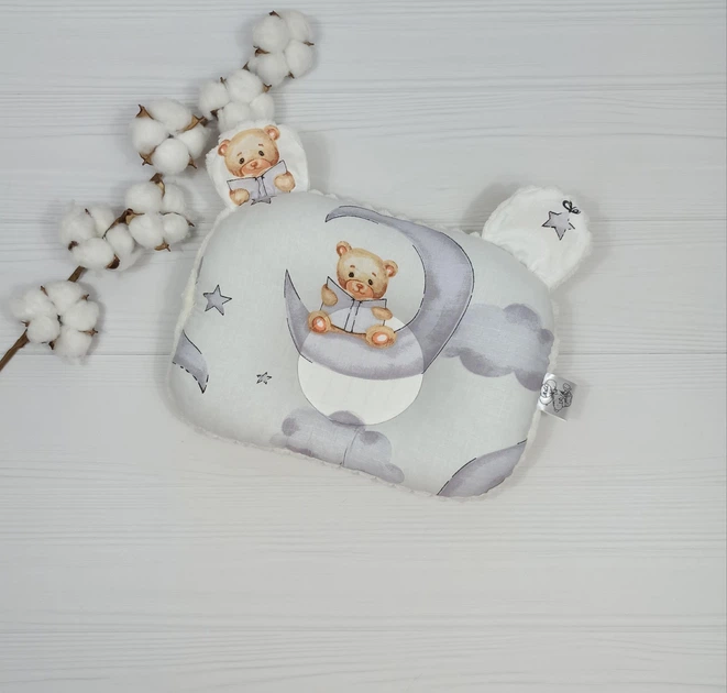 Набор для новорожденного: 6 пеленок, подушка и комфортер a.l.babybox Медвежонок - изображение 2
