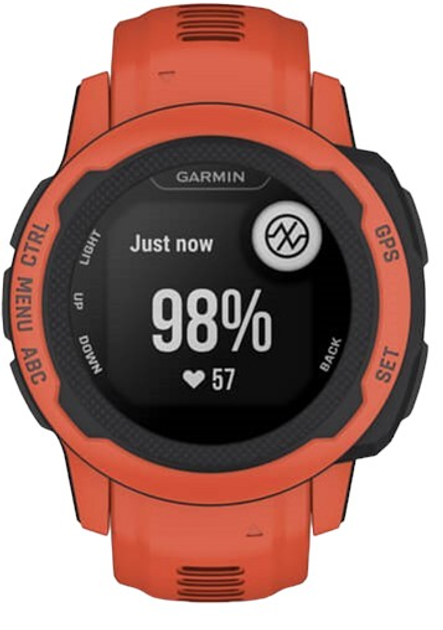 Спортивний годинник Garmin Instinct 2S 40 mm Poppy (010-02563-06) - зображення 10