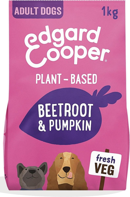 Сухий корм для дорослих собак Edgard & Cooper Crunchy Beetroot and Pumpkin 1 кг (5407007149056) - зображення 1