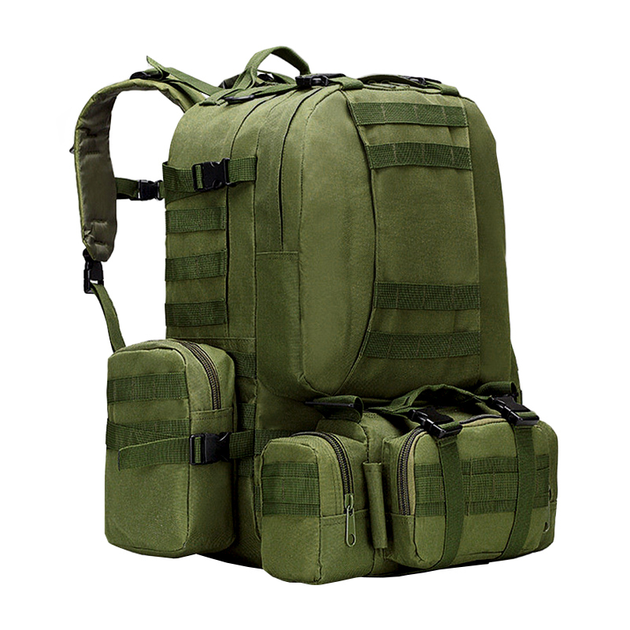 Тактичний рюкзак outdoor green b08 aokali 75l +3 - зображення 1