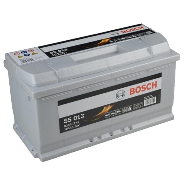 Аккумулятор автомобильный 100Ач 830А "+" справа BOSCH, 0092S50130 ...