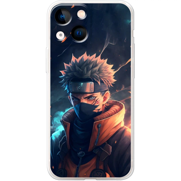 Силиконовый Чехол с Картинкой для iPhone 13 mini Принт (Аниме Наруто, Anime Naruto) (43839-ysm001) - Фото 1 Силиконовый Чехол с Картинкой для iPhone 13 mini Принт (Аниме Наруто, Anime Naruto) (43839-ysm001) - изображение 1